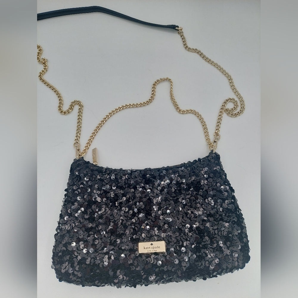 Kate spade Kiki sequin convertible crossbody retail $359